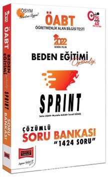 2022 ÖABT Beden Eğitimi Öğretmenliği Sprint 1424 Soru Tamamı Çözümlü Soru Bankası - Kolektif