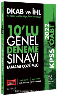 2022 ÖABT Din Kültürü ve Ahlak Bilgisi İmam Hatip Lisesi Tamamı Çözümlü 10'lu Genel Deneme Sınavı - Gökhan Araz