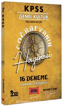 2022 KPSS Genel Kültür Tüm Adaylar İçin Coğrafyanın Hazinesi Tamamı Çözümlü 16 Deneme - Mehmet Şahvarlı