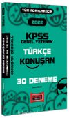 2022 KPSS Tüm Adaylar İçin Genel Yetenek Türkçe Konuşan 30 Deneme