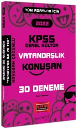 2022 KPSS Tüm Adaylar İçin Genel Kültür Vatandaşlık Konuşan 30 Deneme