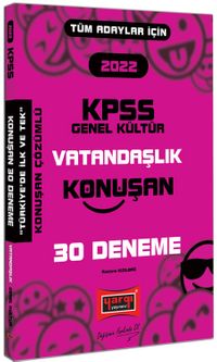 2022 KPSS Tüm Adaylar İçin Genel Kültür Vatandaşlık Konuşan 30 Deneme