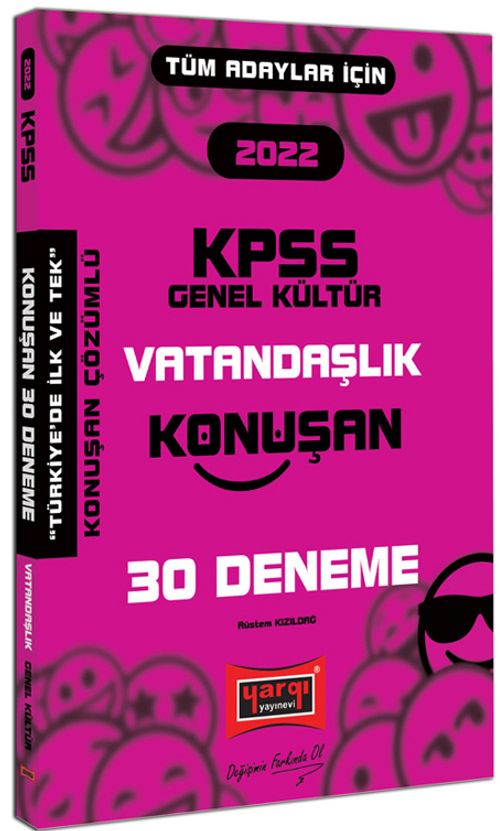 2022 KPSS Tüm Adaylar İçin Genel Kültür Vatandaşlık Konuşan 30 Deneme