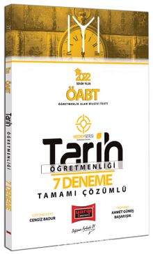 2022 ÖABT IYI Hedef Serisi Tarih Öğretmenliği Tamamı Çözümlü 7 Deneme - Ahmet Güneş