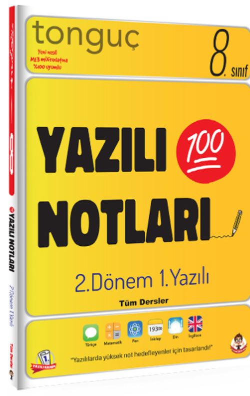 8. Sınıf Yazılı Notları 2. Dönem 1. Yazılı