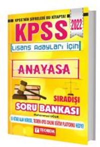 2022 KPSS Lisans Sıradışı Anayasa Soru Bankası