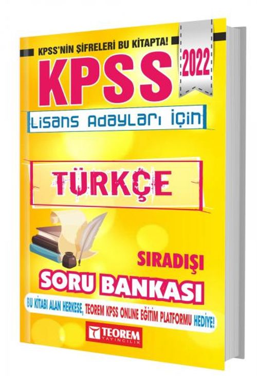 2022 KPSS Lisans Sıradışı Türkçe Soru Bankası