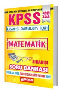 2022 KPSS Lisans Sıradışı Matematik Soru Bankası