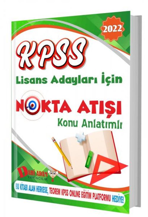 2022 KPSS Lisans Nokta Atışı Konu Kitabı