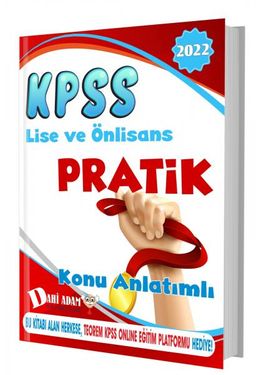 2022 KPSS Lise ve Ön Lisans Pratik Konu Kitabı