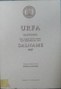 Urfa Hakkında Salname-1927 (2-D-22)