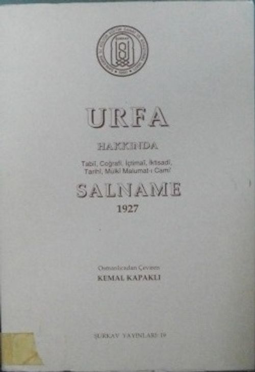 Urfa Hakkında Salname-1927 (2-D-22)