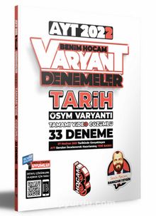 2022 AYT Tarih Tamamı Video Çözümlü 33 Deneme Sınavı - Ramazan Yetgin