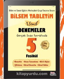 Bilsem Tabletim 1. Sınıf Denemeler 5 Fasikül - Elif Erdoğan