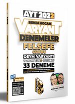 2022 AYT Felsefe Tamamı Video Çözümlü 33 Deneme Sınavı