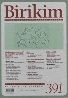 Birikim Aylık Sosyalist Kültür Dergisi Sayı: 391 Kasım 2021