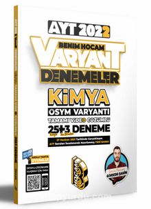 2022 AYT Kimya Tamamı Video Çözümlü 25+3 Deneme Sınavı - Görkem Şahin