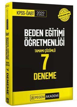 2022 KPSS ÖABT Beden Eğitimi Öğretmenliği Tamamı Çözümlü 7 Deneme