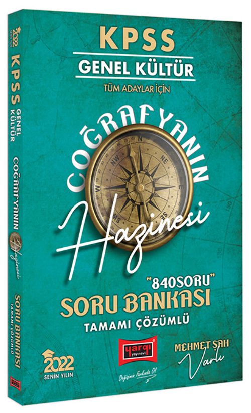2022 KPSS Genel Kültür Tüm Adaylar İçin Coğrafyanın Hazinesi Tamamı Çözümlü Soru Bankası 840 Soru