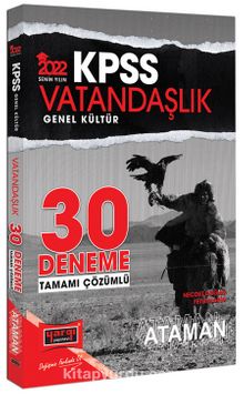 2022 KPSS Genel Kültür Ataman Vatandaşlık Tamamı Çözümlü 30 Deneme - Fethi Narin