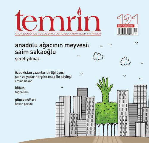 Temrin Aylık Edebiyat Dergisi Sayı:121 Kasım 2021
