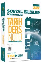 2022 ÖABT Sosyal Bilgiler Öğretmenliği Tarih Ders Notu 