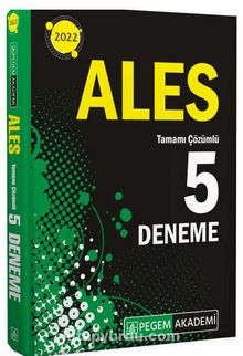 2022 ALES Tamamı Çözümlü 5 Deneme - Kolektif