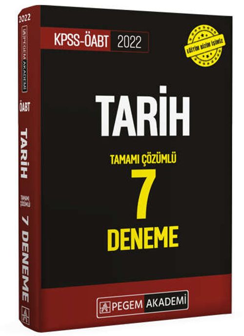 2022 KPSS ÖABT Tarih 7 Deneme
