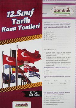 12. Sınıf Tarih Konu Testleri (12 Test)