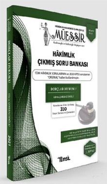 Müessir  Adli-İdari Hakimlik Çıkmış Soru Bankası ve Çözümleri Borçlar Hukuku