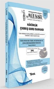 Müessir  Adli-İdari Hakimlik Çıkmış Soru Bankası ve Çözümleri  Ceza Hukuku Özel Hükümler ve Ceza Muhakemesi Hukuku