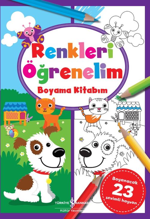 Renkleri Öğrenelim / Boyama Kitabım