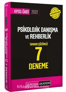 2022 KPSS ÖABT Psikolojik Danışma ve Rehberlik 7 Deneme - Kolektif