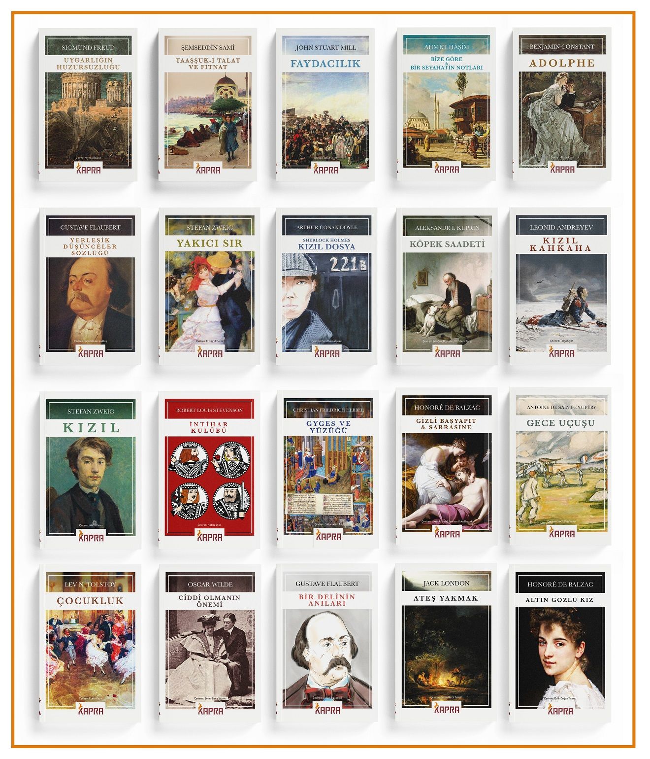 Kapra Yayıncılık 20 Kitap (Set 1) (John Stuart Mill) Fiyatı