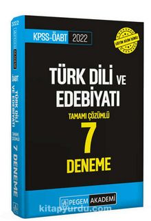 2022 KPSS ÖABT Türkdili ve Edebiyatı 7 Deneme - Kolektif