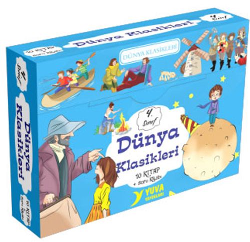 4. Sınıf Dünya Klasikleri Serisi (10 Kitaplık Set)