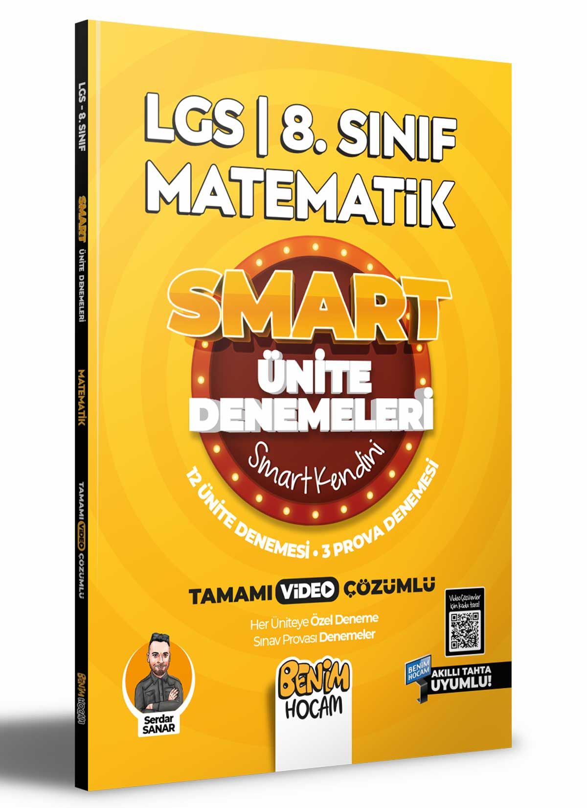 2022 LGS 8. Sınıf Smart Matematik Deneme Sınavları (Serdar Sanar