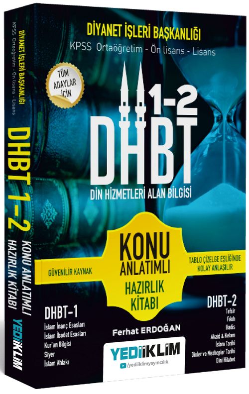 DHBT Tüm Adaylar İçin Din Hizmetleri Alan Bilgisi Konu Anlatımlı Hazırlık Kitabı 