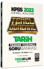 2022 KPSS Genel Kültür Tarih Temel Öğrenme Tamamı Çözümlü Soru Bankası