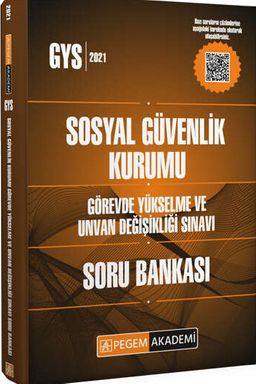 GYS Sosyal Güvenlik Kurumu Görevde Yükselme ve Unvan Değişikliği Sınavları Soru Bankası