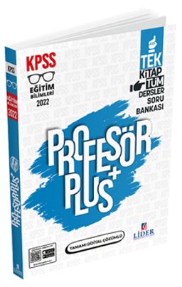 2022 KPSS Eğitim Bilimleri Profesör Dijital Çözümlü (Qr Kod) Soru Bankası