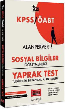 2022 ÖABT AlanPerver Sosyal Bilgiler Öğretmenliği Yaprak Test - Hikmet Aksakal