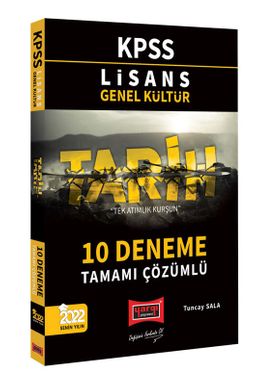 2022 KPSS Lisans Genel Kültür Tarih Tamamı Çözümlü 10 Deneme
