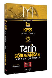 2022 KPSS Hedef Serisi IYI Genel Kültür Tarih Tamamı Çözümlü Soru Bankası - Cengiz Badur