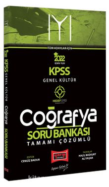 2022 KPSS Hedef Serisi IYI Genel Kültür Coğrafya Tamamı Çözümlü Soru Bankası - Ali Yaşar