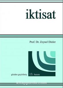 İktisat - Prof. Dr. Zeynel Dinler