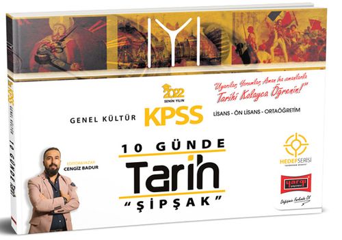 2022 KPSS Lisans Lise Ön Lisans 10 Günde Şipşak Tarih