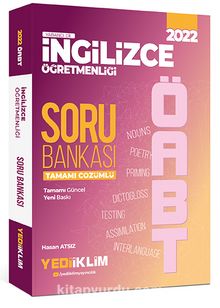 2022 ÖABT İngilizce Öğretmenliği Tamamı Çözümlü Soru Bankası - Hasan Atsız