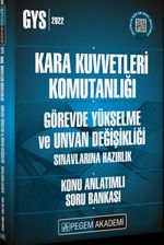 2022 Kara Kuvvetleri Komutanlığı Görevde Yükselme ve Unvan Değişikliği Konu Anlatımlı Soru Bankası