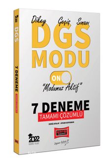 2022 DGS Modu Tamamı Çözümlü 7 Deneme - Deniz Atalay